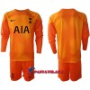 Virallinen Fanipaita + Shortsit Maalivahdin Pitkähihainen Tottenham Hotspur 2022-23 Oranssi - Lasten